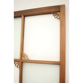 アールデコ飾 市松ガラス戸 2枚1組　GD1230 