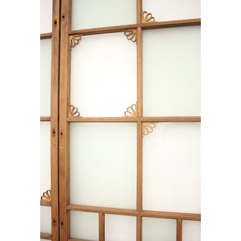 アールデコ飾 市松ガラス戸 2枚1組　GD1230 