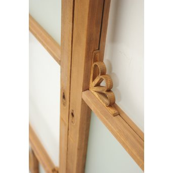 アールデコ飾 市松ガラス戸 2枚1組　GD1230 