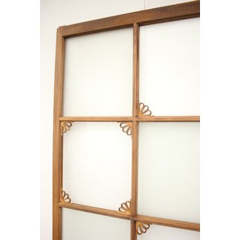 アールデコ飾 市松ガラス戸 2枚1組　GD1230 