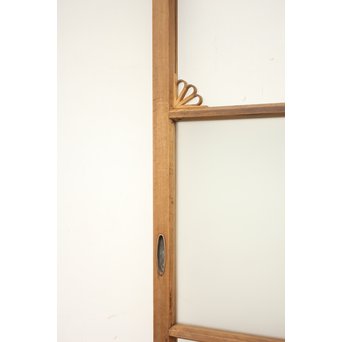 アールデコ飾 市松ガラス戸 2枚1組　GD1230 