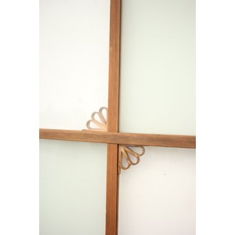 アールデコ飾 市松ガラス戸 2枚1組　GD1230 