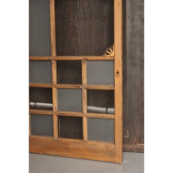 アールデコ飾 市松ガラス戸 2枚1組　GD1230 