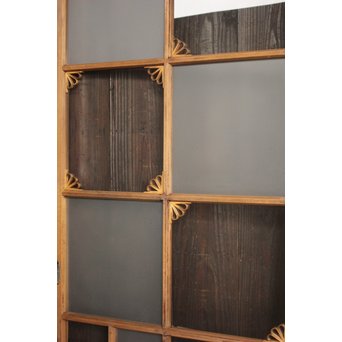 アールデコ飾 市松ガラス戸 2枚1組　GD1230 