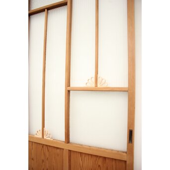 アールデコ飾 モールガラス戸 2枚1組　GD1231 