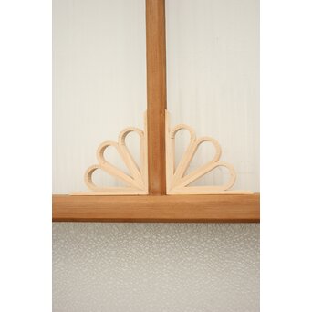 アールデコ飾 モールガラス戸 2枚1組　GD1231 