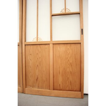 アールデコ飾 モールガラス戸 2枚1組　GD1231 