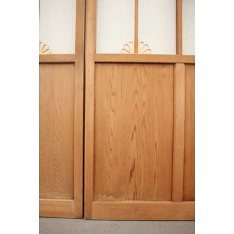 アールデコ飾 モールガラス戸 2枚1組　GD1231 