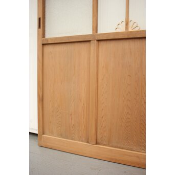 アールデコ飾 モールガラス戸 2枚1組　GD1231 