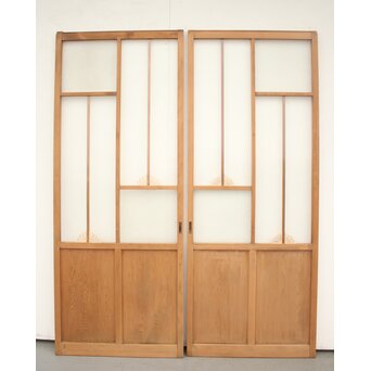 アールデコ飾 モールガラス戸 2枚1組　GD1231 