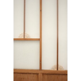 アールデコ飾 モールガラス戸 2枚1組　GD1231 