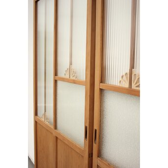 アールデコ飾 モールガラス戸 2枚1組　GD1231 