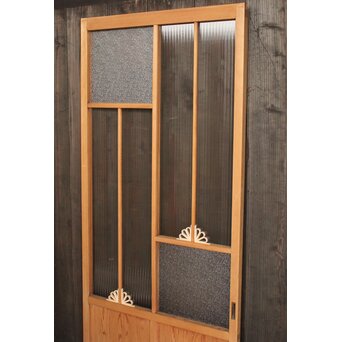 アールデコ飾 モールガラス戸 2枚1組　GD1231 