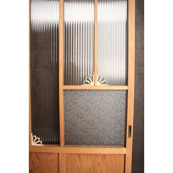 アールデコ飾 モールガラス戸 2枚1組　GD1231 