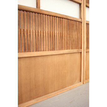 にかわガラス格子戸 2枚1組　L994 