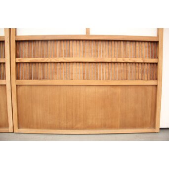 にかわガラス格子戸 2枚1組　L994 