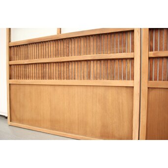 にかわガラス格子戸 2枚1組　L994 