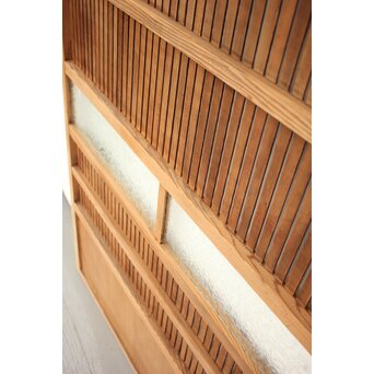 にかわガラス格子戸 2枚1組　L994 