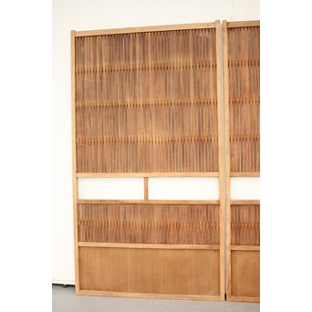 にかわガラス格子戸 2枚1組　L994 