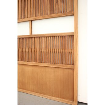 にかわガラス格子戸 2枚1組　L994 