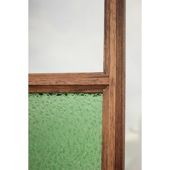 アールデコデザイン緑色ガラス戸　GD1234 