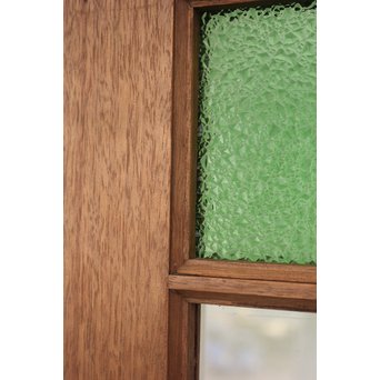 アールデコデザイン緑色ガラス戸　GD1234 