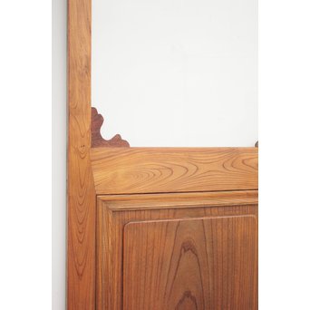 総欅 装飾クリアガラス戸 4枚1組　GD1235Y 