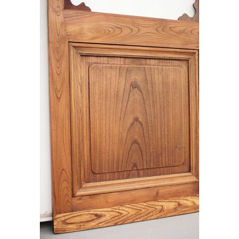 総欅 装飾クリアガラス戸 4枚1組　GD1235Y 