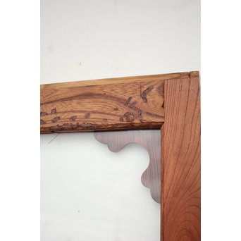 総欅 装飾クリアガラス戸 4枚1組　GD1235Y 