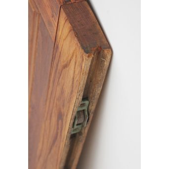 総欅 装飾クリアガラス戸 4枚1組　GD1235Y 