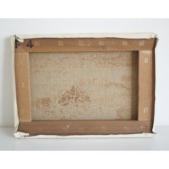 葛西四雄 油彩4号《北の海》額装　Z170 