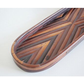 竹象嵌 煎茶盆　U092 