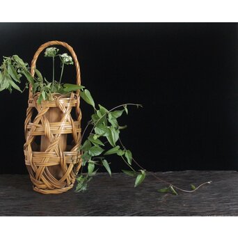 白竹 竹籠　U093 