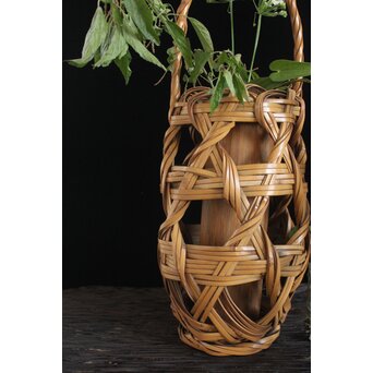 白竹 竹籠　U093 