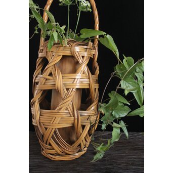 白竹 竹籠　U093 