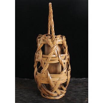 白竹 竹籠　U093 