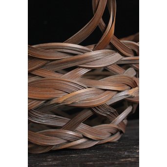 武関翠月 束編竹花籠　U095 