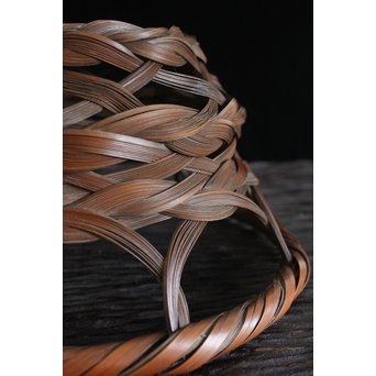 武関翠月 束編竹花籠　U095 