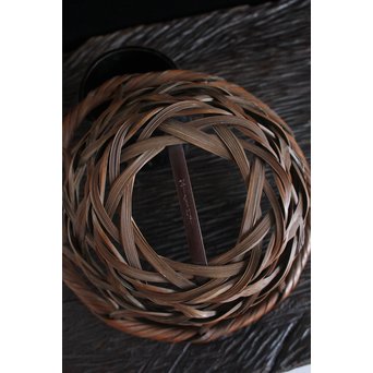 武関翠月 束編竹花籠　U095 