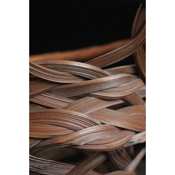 武関翠月 束編竹花籠　U095 