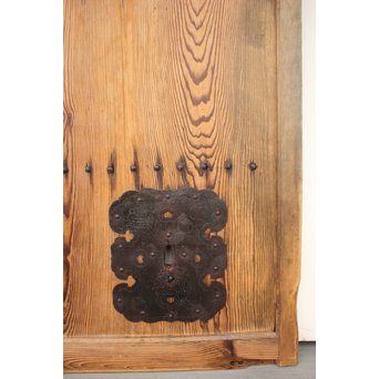 素朴な細身格子蔵戸　W970 