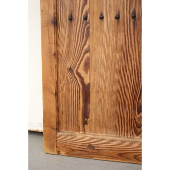 素朴な細身格子蔵戸　W970 