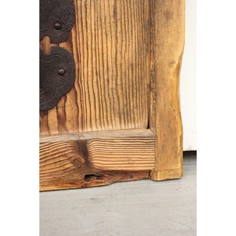 素朴な細身格子蔵戸　W970 