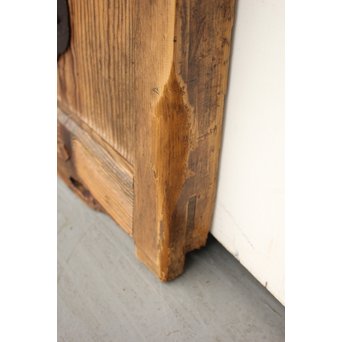 素朴な細身格子蔵戸　W970 