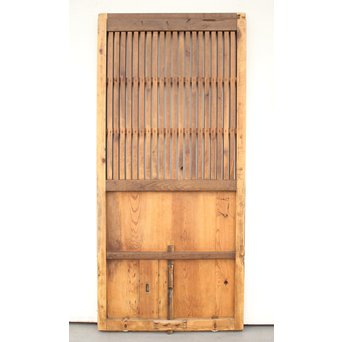 素朴な細身格子蔵戸　W970 