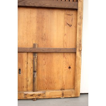 素朴な細身格子蔵戸　W970 