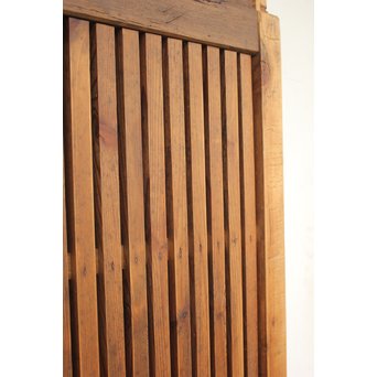 素朴な細身格子蔵戸　W970 