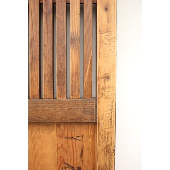 素朴な細身格子蔵戸　W970 