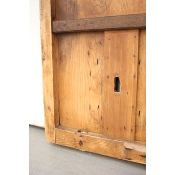 素朴な細身格子蔵戸　W970 