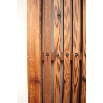 素朴な細身格子蔵戸　W970 